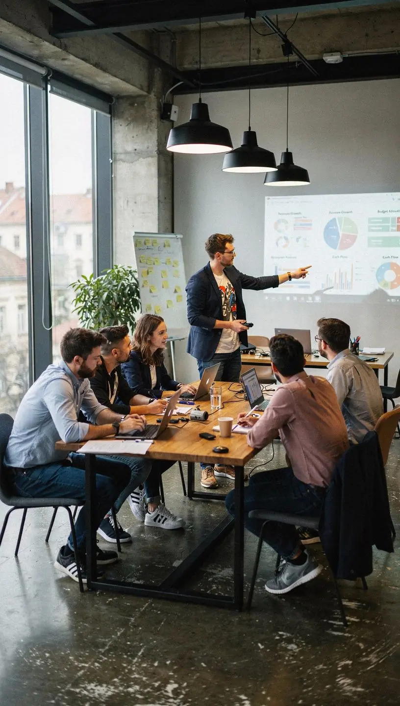 Személyes pénzügyi tervezés lépései illusztráló grafika, amely bemutatja a havi költségvetés elkészítésének folyamatát.